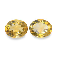 6.17 Ct.Tw. Oval Citrine Pair