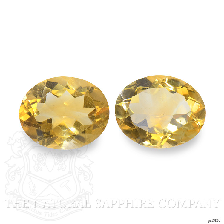 6.17 Ct.Tw. Citrine Pair from Brazil