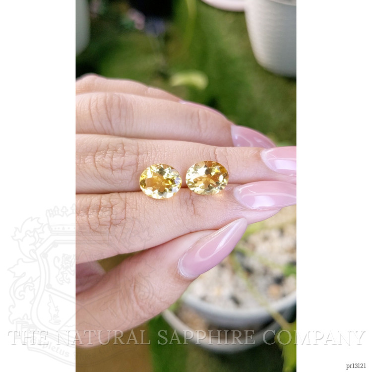 5.67 Ct.Tw. Citrine Pair from Brazil