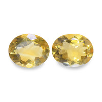 5.54 Ct.Tw. Oval Citrine Pair