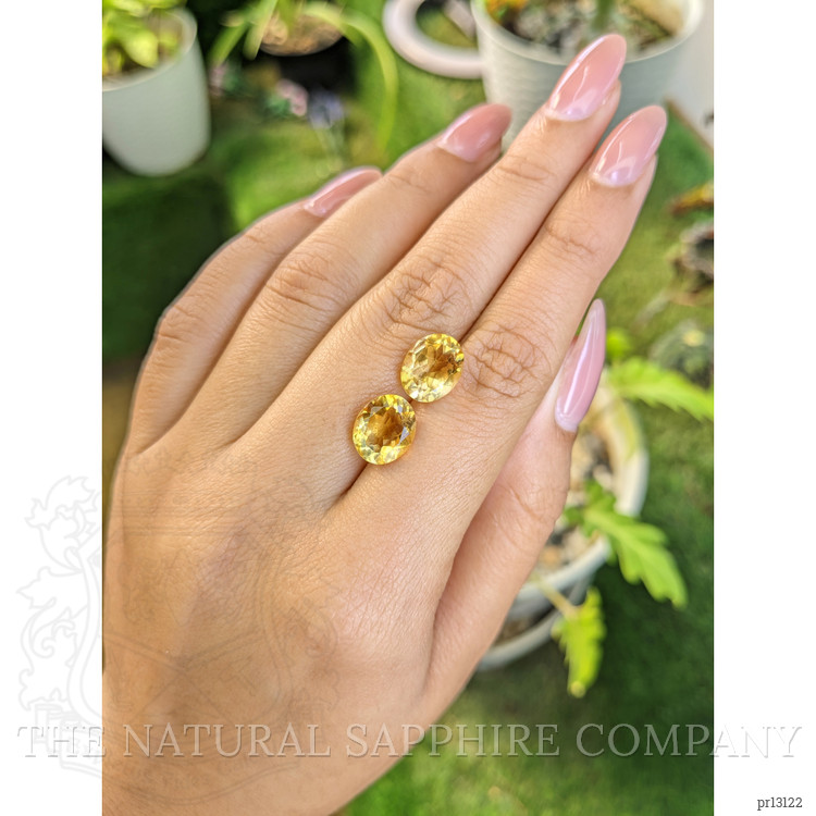 5.54 Ct.Tw. Citrine Pair from Brazil