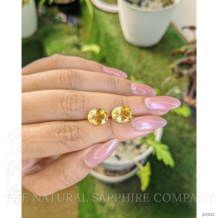 5.54 Ct.Tw. Citrine Pair from Brazil