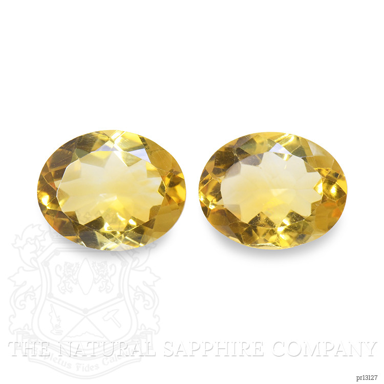 5.14 Ct.Tw. Citrine Pair from Brazil