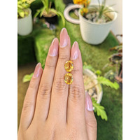 5.14&nbsp;Ct.Tw.Total Carat Weight Citrine Pair from Brazil Life Style