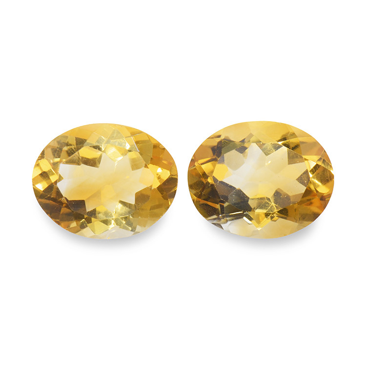 5.78 Ct.Tw. Citrine Pair from Brazil