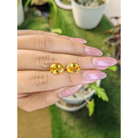5.78&nbsp;Ct.Tw.Total Carat Weight Citrine Pair from Brazil Life Style