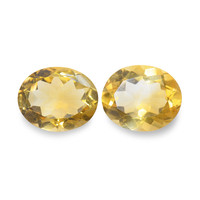 6.37 Ct.Tw. Oval Citrine Pair