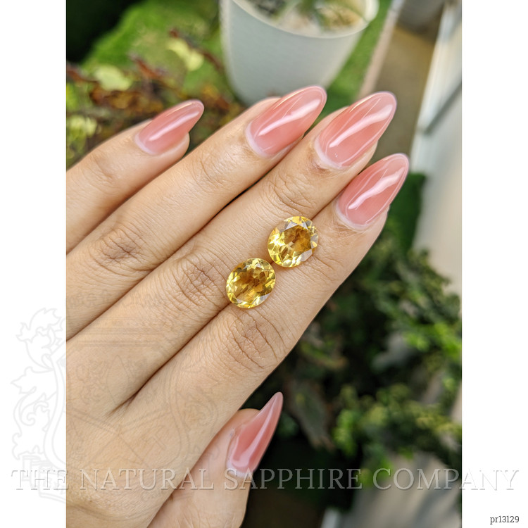 6.37 Ct.Tw. Citrine Pair from Brazil