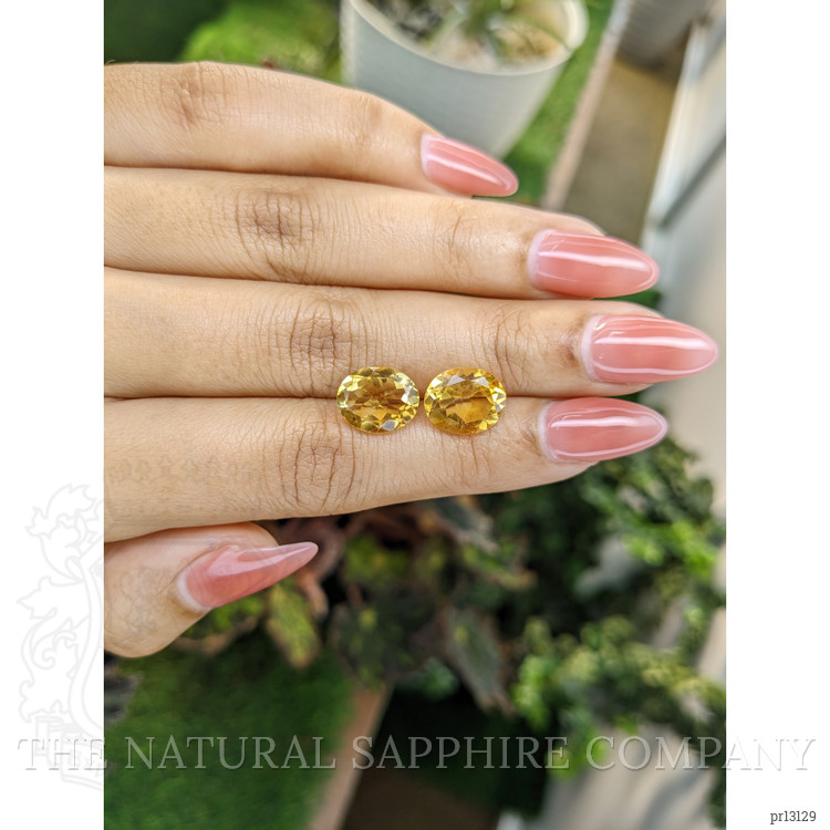 6.37 Ct.Tw. Citrine Pair from Brazil
