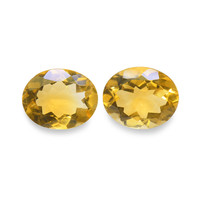 5.80 Ct.Tw. Oval Citrine Pair