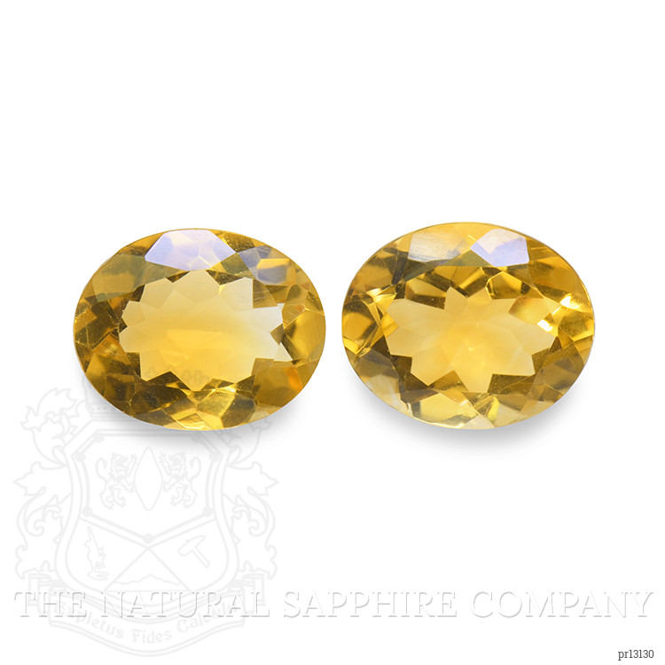 5.80 Ct.Tw. Citrine Pair from Brazil