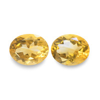 6.30 Ct.Tw. Oval Citrine Pair
