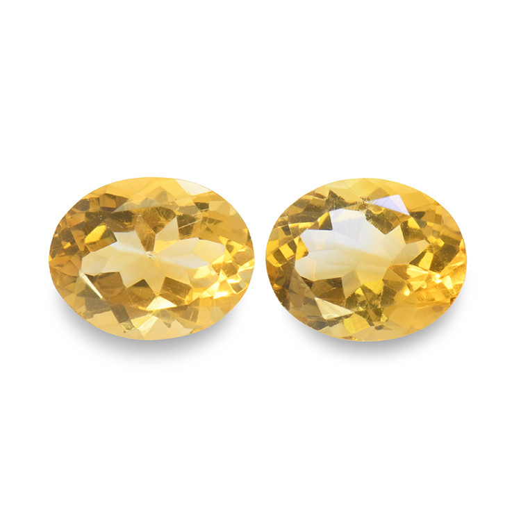 6.30 Ct.Tw. Citrine Pair from Brazil