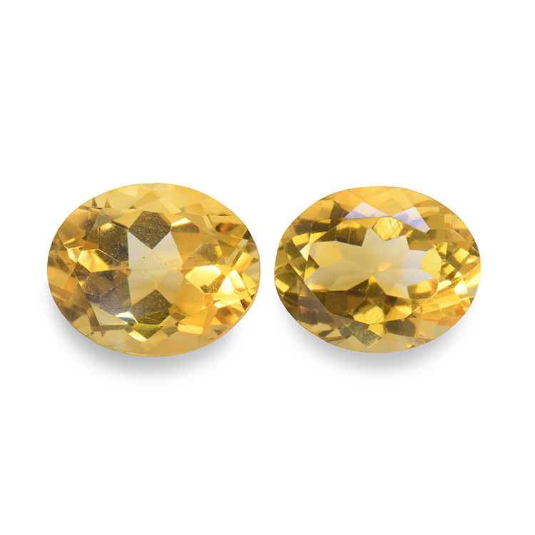 6.95 Ct.Tw. Citrine Pair from Brazil