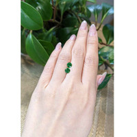 1.54 Ct.Tw.Total Carat Weight Tsavorite Garnet Pair from Tanzania Life Style