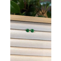 1.54 Ct.Tw.Total Carat Weight Tsavorite Garnet Pair from Tanzania Life Style