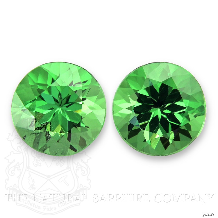 1.30 Ct.Tw. Tsavorite Garnet Pair from Tanzania