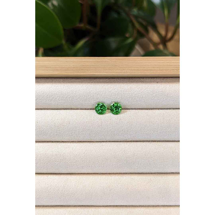 1.69 Ct.Tw. Tsavorite Garnet Pair from Kenya