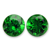1.17&nbsp;Ct.Tw.Total Carat Weight Tsavorite Garnet Pair from Tanzania Video