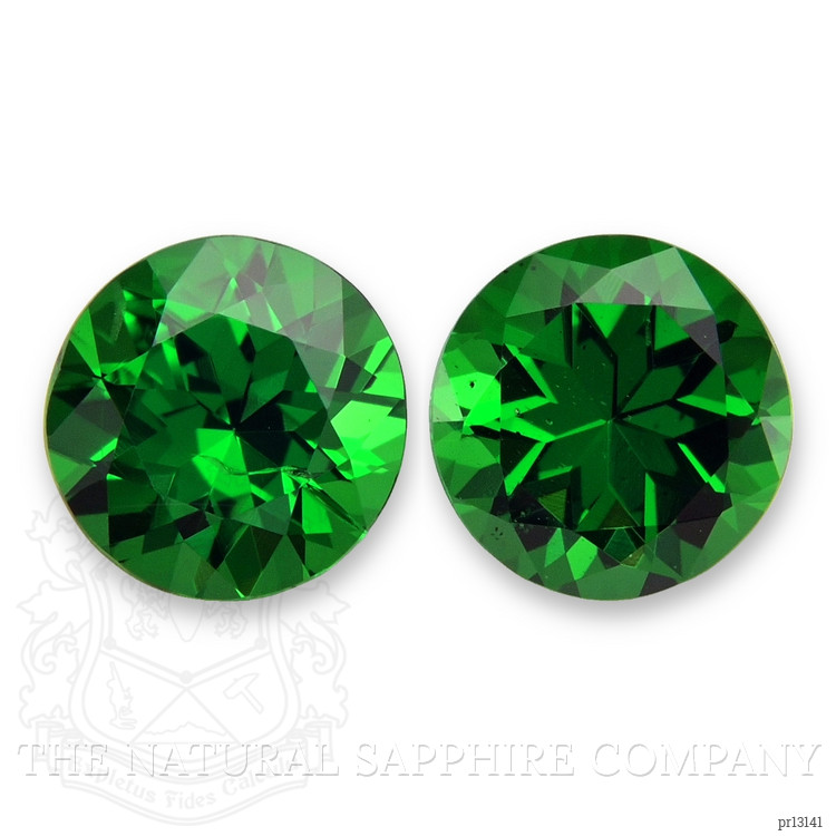 1.17 Ct.Tw. Tsavorite Garnet Pair from Tanzania