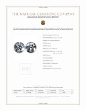 2.28&nbsp;Ct.Tw.Total Carat Weight Spinel Pair from Mozambique Scan Report