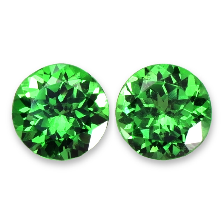 1.29 Ct.Tw. Tsavorite Garnet Pair from Kenya