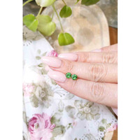 1.29 Ct.Tw.Total Carat Weight Tsavorite Garnet Pair from Kenya Life Style