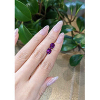 3.02&nbsp;Ct.Tw.Total Carat Weight Garnet Pair from Mozambique Life Style