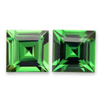 0.98 Ct.Tw.Total Carat Weight Tsavorite Garnet Pair from Tanzania Video