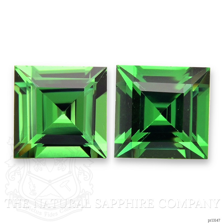 0.98 Ct.Tw. Tsavorite Garnet Pair from Tanzania
