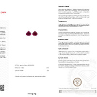 2.91&nbsp;Ct.Tw.Total Carat Weight Rhodolite Garnet Pair from Tanzania Scan Report