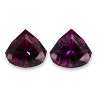 2.91&nbsp;Ct.Tw.Total Carat Weight Rhodolite Garnet Pair from Tanzania Video