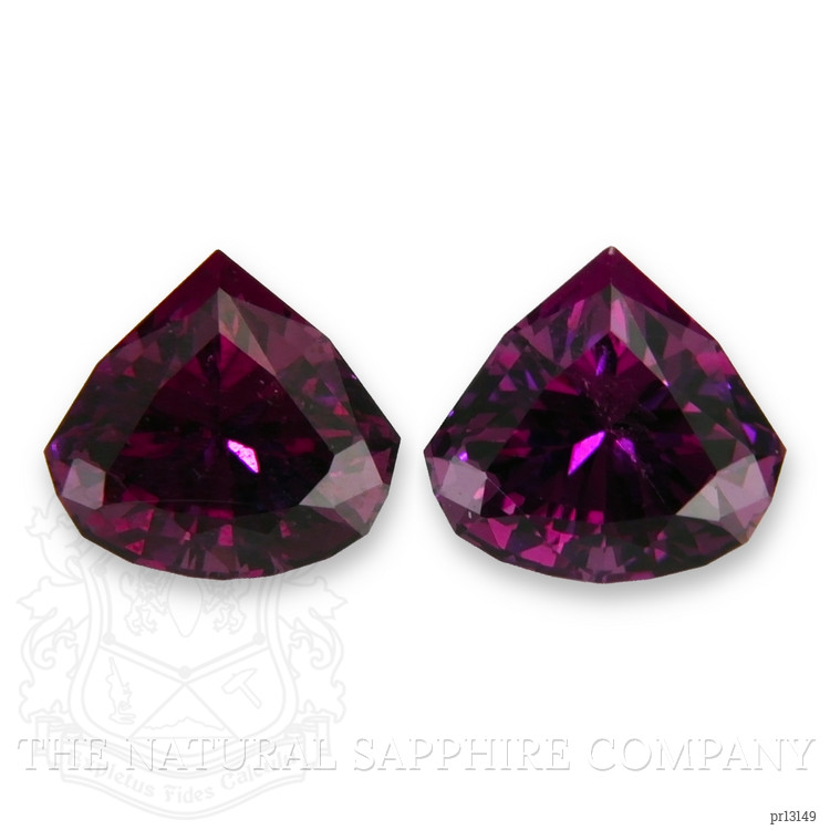 2.91 Ct.Tw. Rhodolite Garnet Pair from Tanzania