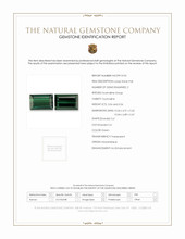 7.12 Ct.Tw.Total Carat Weight Green Tourmaline Pair from Mozambique Scan Report