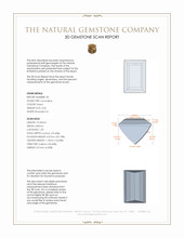 7.12 Ct.Tw.Total Carat Weight Tourmaline Pair from Mozambique 3 D Scan Report