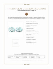 5.57 Ct.Tw.Total Carat Weight Greenish Blue Aquamarine Pair from Brazil Scan Report
