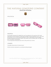 3.68 Ct.Tw.Total Carat Weight Tourmaline Pair from Mozambique Appraisal