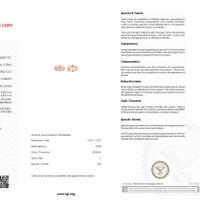 6.37&nbsp;Ct.Tw.Total Carat Weight Topaz Pair from Ceylon (Sri Lanka) Scan Report