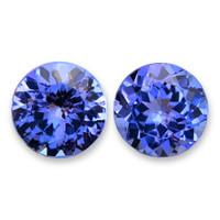 1.89 Ct.Tw.Total Carat Weight Tanzanite Pair from Tanzania Video