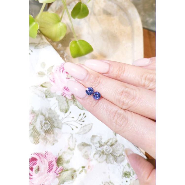 1.89 Ct.Tw. Tanzanite Pair from Tanzania