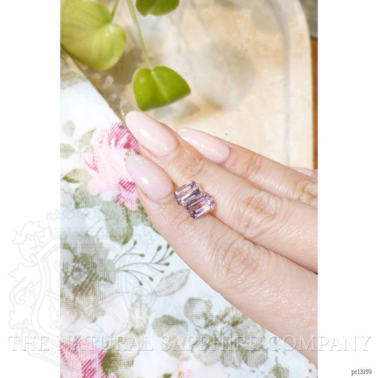 4.33 Ct.Tw. Kunzite Pair from Afghanistan