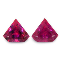 2.92&nbsp;Ct.Tw.Total Carat Weight Rubellite Tourmaline Pair from Brazil Video