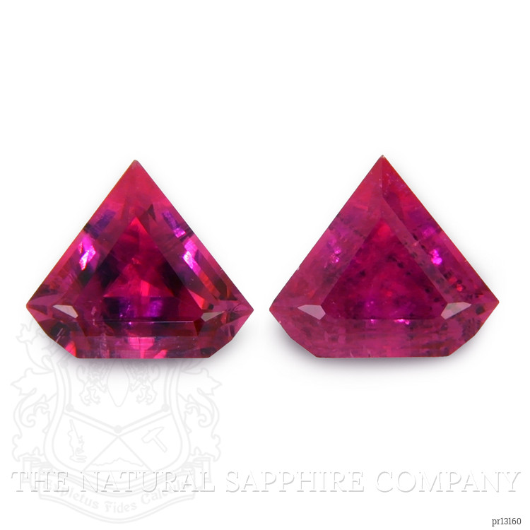 2.92 Ct.Tw. Rubellite Tourmaline Pair from Brazil
