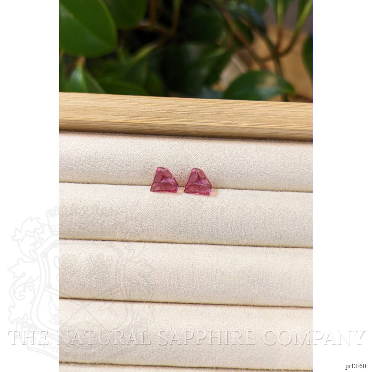 2.92 Ct.Tw. Rubellite Tourmaline Pair from Brazil
