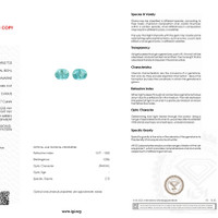 5.35&nbsp;Ct.Tw.Total Carat Weight Aquamarine Pair from Brazil Scan Report