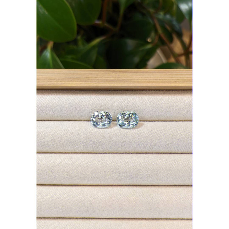 5.35 Ct.Tw. Aquamarine Pair from Brazil