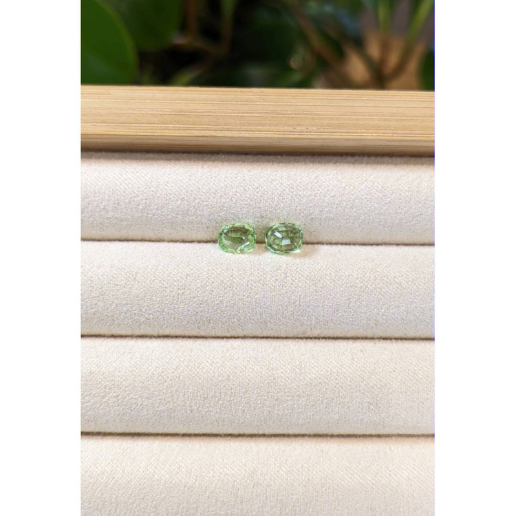 1.91 Ct.Tw. Tsavorite Garnet Pair from Tanzania