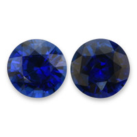 3.10&nbsp;Ct.Tw.Total Carat Weight Blue Sapphire Pair from Ceylon (Sri Lanka) Video
