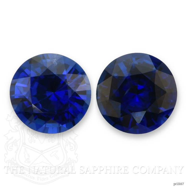 3.10 Ct.Tw. Blue Sapphire Pair from Ceylon (Sri Lanka)