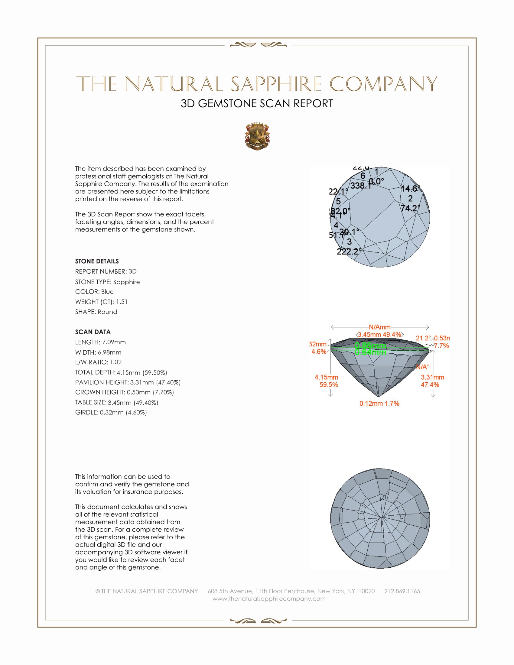 3.10 Ct.Tw. Blue Sapphire Pair from Ceylon (Sri Lanka)